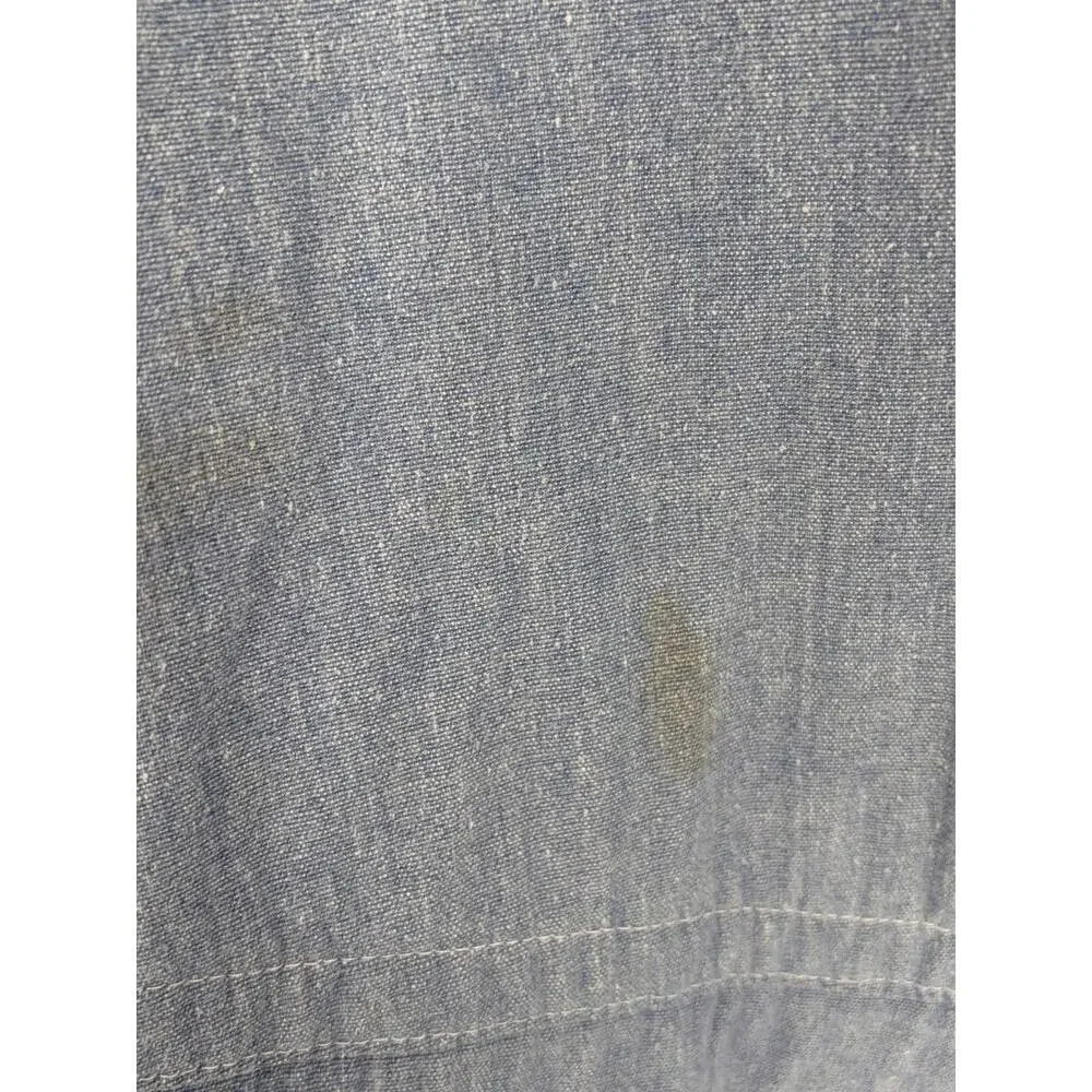 Vintage Sailing‎ Yachting Jacket Large Light Blue Utility Boat Works Marine